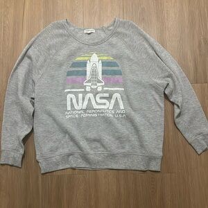 COPY - “Vintage” style NASA swoop neck sweater